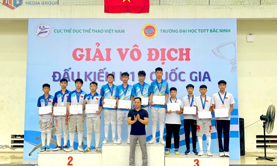 Quảng Ninh giành HCV Giải Đấu kiếm U15 quốc gia 2025