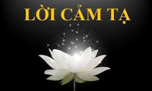 Lờì cảm tạ