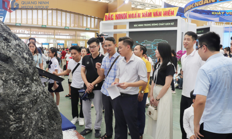 Không gian trưng bày của tỉnh Quảng Ninh thu hút gần 80.000 luợt khách tham quan