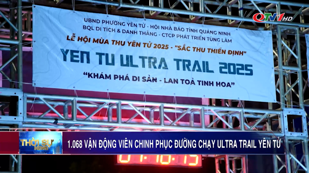 1.068 vận động viên chinh phục đường chạy Ultra Trail Yên Tử 2025