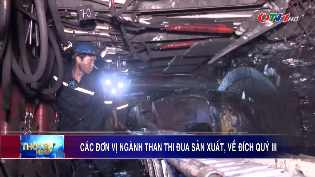 Các đơn vị ngành than thi đua sản xuất, về đích quý III