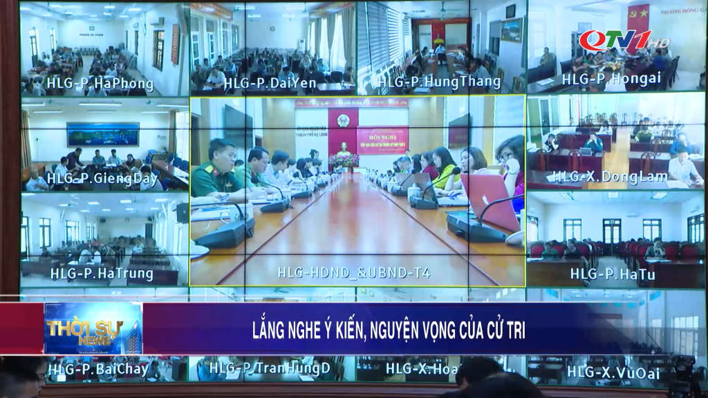 Lắng nghe ý kiến, nguyện vọng của cử tri