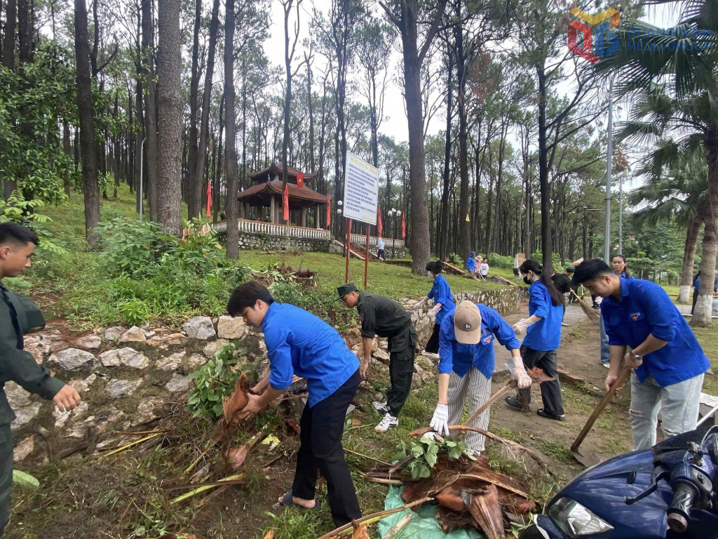 Đoàn viên thanh niên tỉnh hưởng ứng 