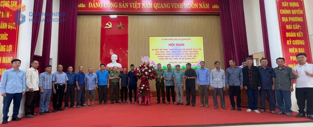 Xã Quảng Đức ra mắt mô hình “Phát huy vai trò người có uy tín để bảo đảm an ninh, trật tự…”