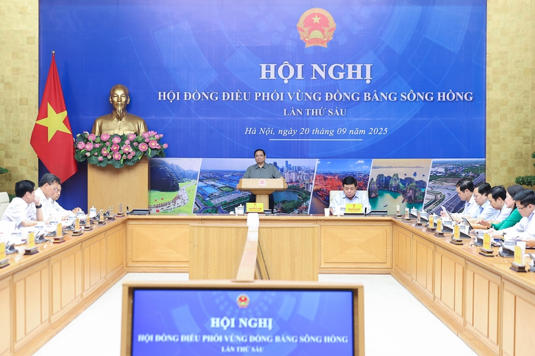 Hội nghị Hội đồng điều phối vùng Đồng bằng sông Hồng lần thứ 6.
