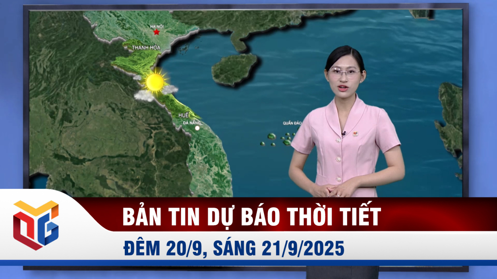 Bản tin dự báo thời tiết đêm 20, ngày 21/9/2025