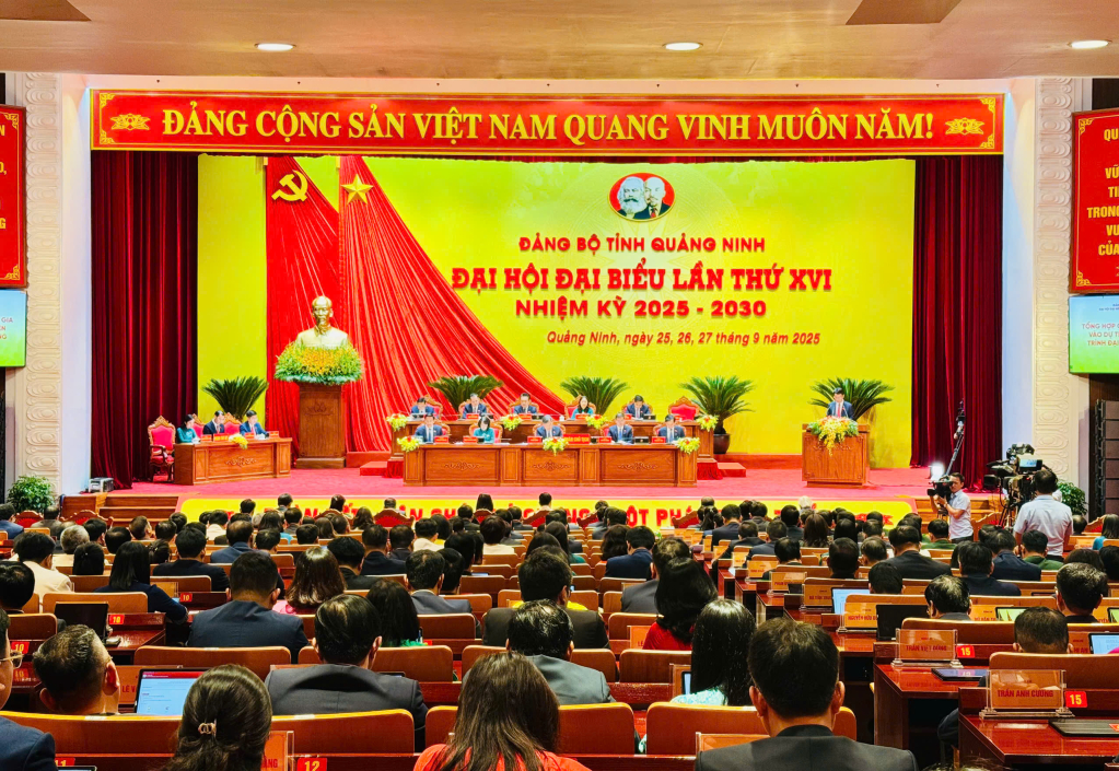Quang cảnh phiên trù bị Đại hội đại biểu Đảng bộ tỉnh lần thứ XVI, nhiệm kỳ 2025-2030.