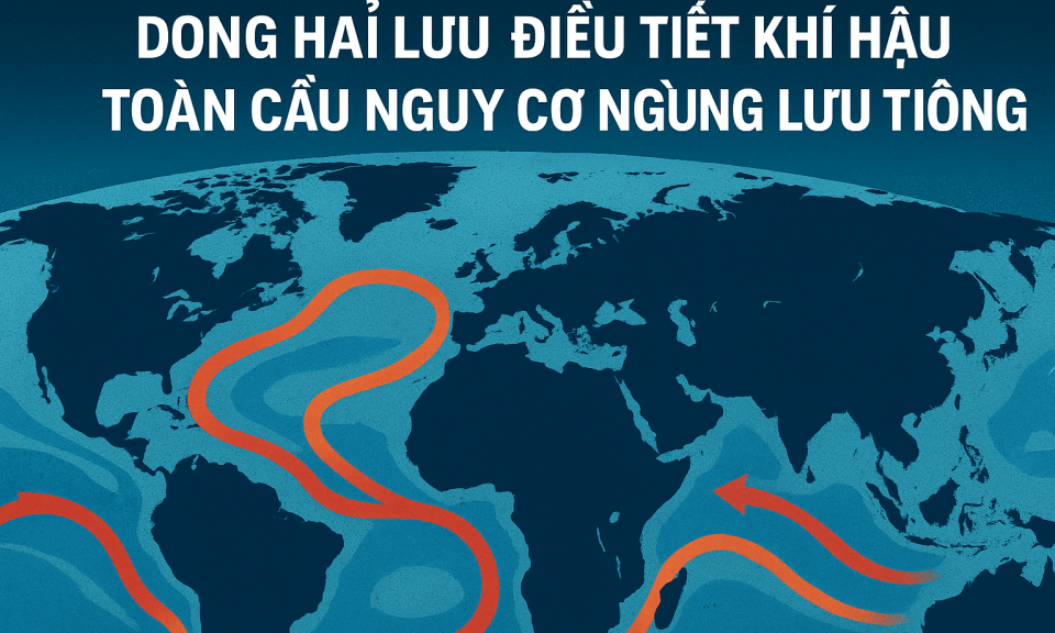 Dòng hải lưu điều tiết khí hậu toàn cầu nguy cơ ngừng lưu thông
