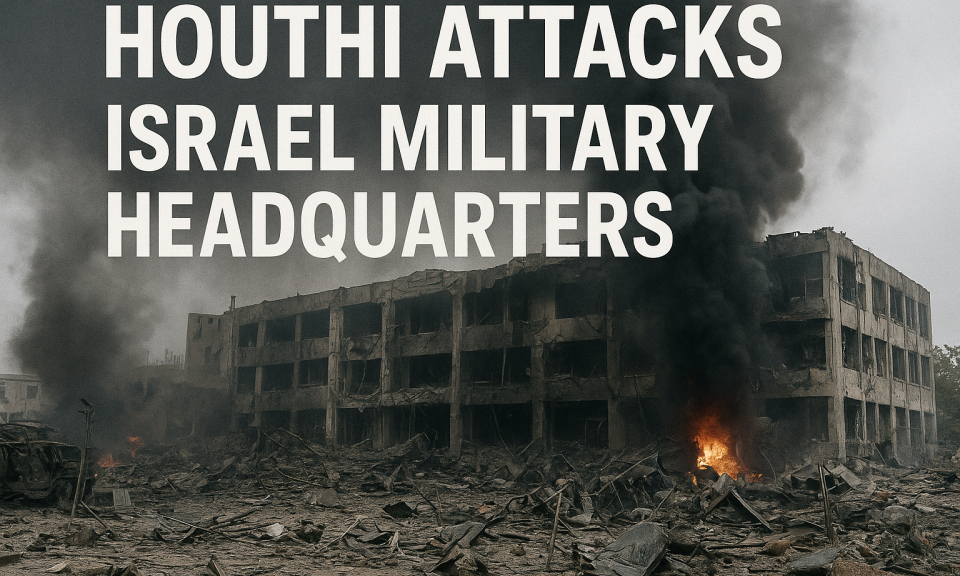 Houthi tấn công trụ sở Bộ Tổng tham mưu quân đội Israel