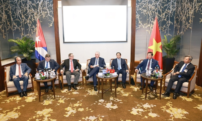 Top Cuban leader commits greater incentives for Vietnamese enterprises