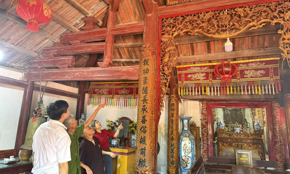 Quan tâm, đầu tư tôn tạo miếu Tiên Công
