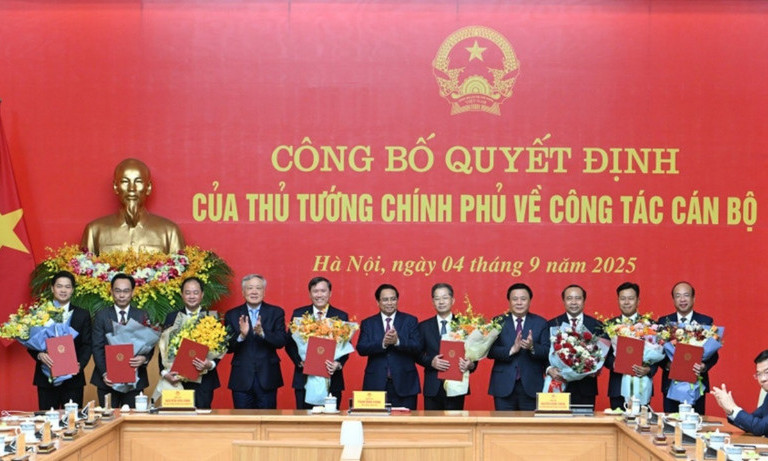 Công bố Quyết định của Thủ tướng Chính phủ về công tác cán bộ