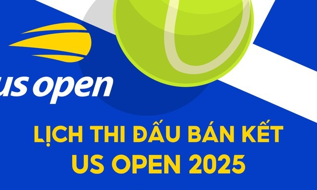 Lịch thi đấu bán kết US Open 2025: Djokovic quyết chiến Alcaraz