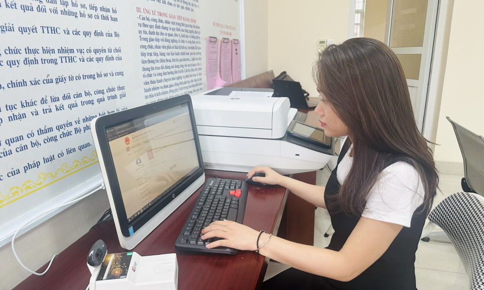 Nâng cao hiệu quả giải quyết thủ tục hành chính