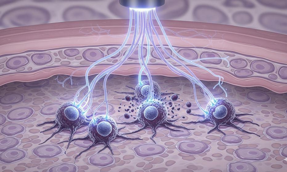 Tia plasma lạnh tiêu diệt tế bào ung thư ẩn sâu
