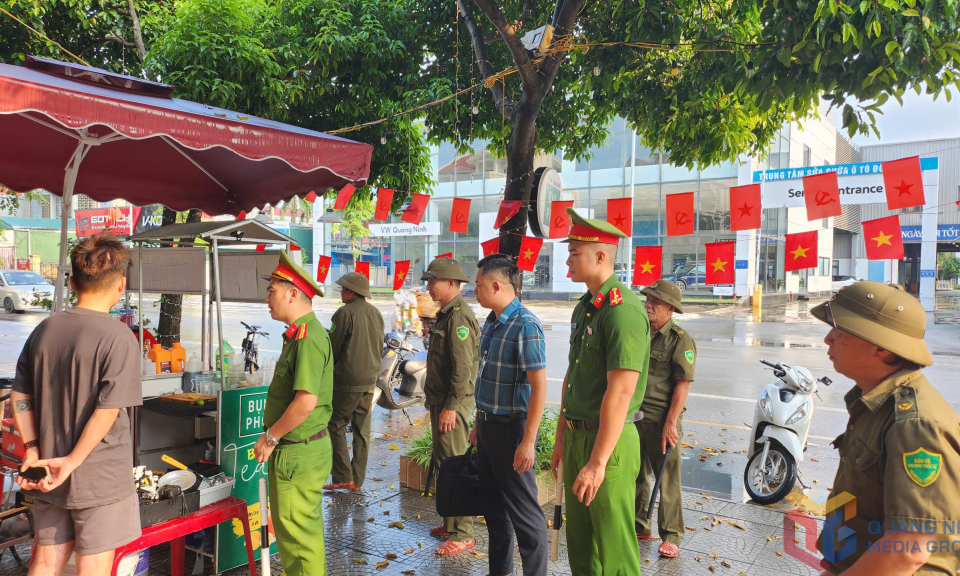 Phường Uông Bí: Siết chặt quản lý trật tự đô thị