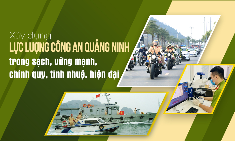 Xây dựng lực lượng Công an Quảng Ninh trong sạch, vững mạnh, chính quy, tinh nhuệ, hiện đại