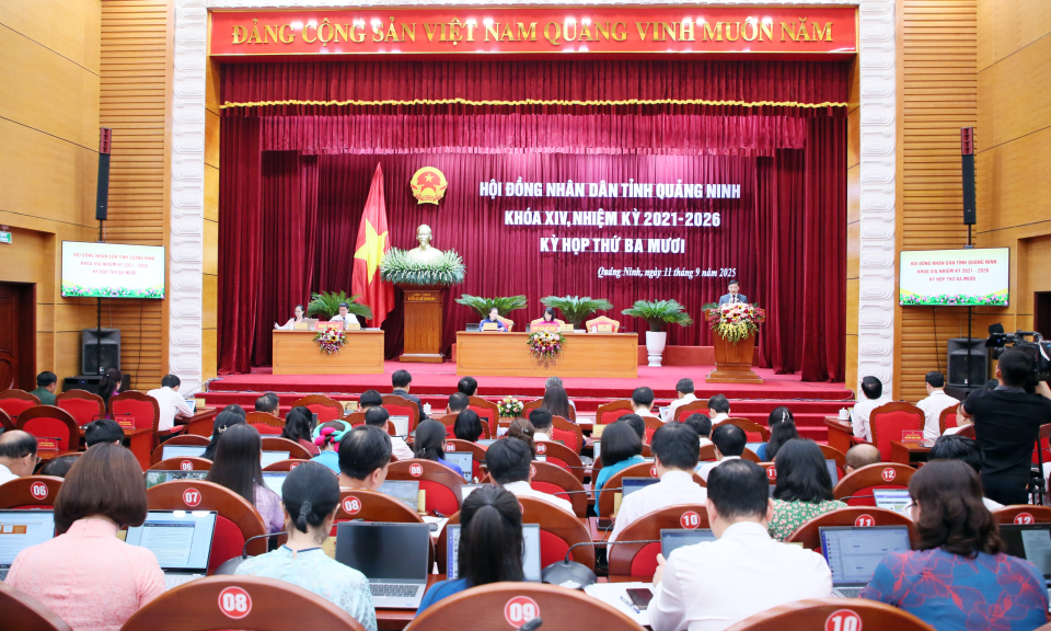 HĐND tỉnh khóa XIV: Khai mạc kỳ họp thứ 30