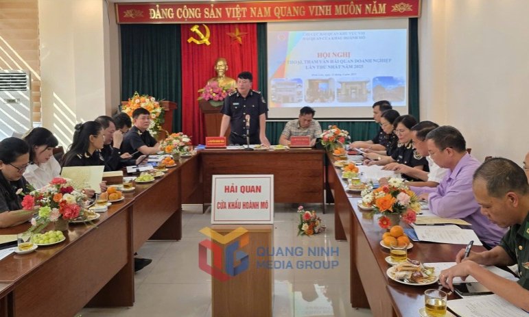 Hải quan Hoành Mô: Đồng hành cùng doanh nghiệp