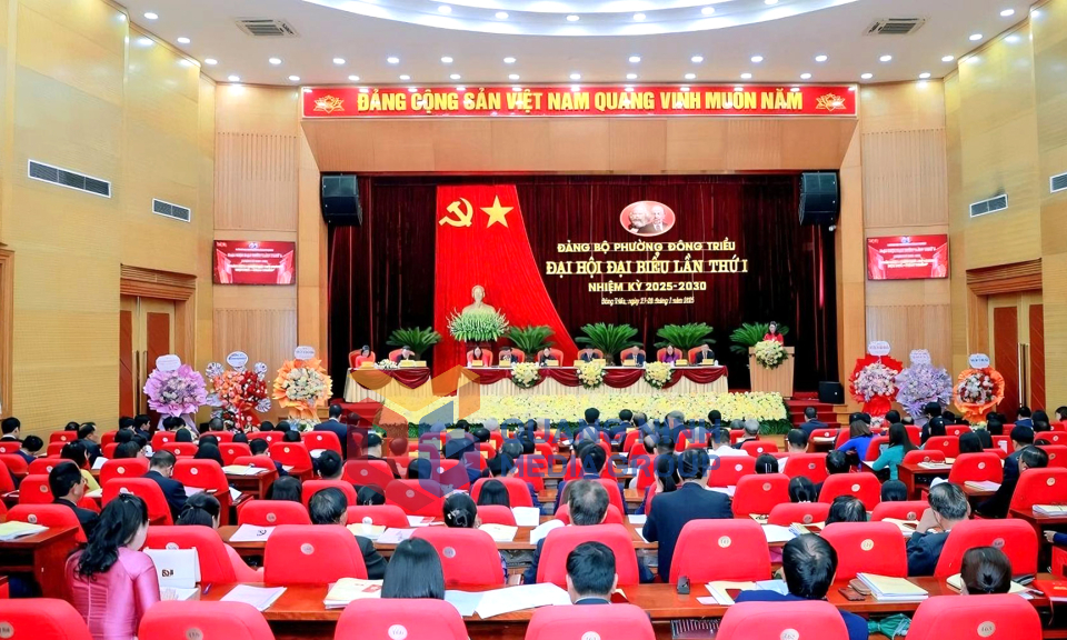 Đại hội đại biểu Đảng bộ phường Đông Triều lần thứ I, nhiệm kỳ 2025-2030, tháng 7-2025