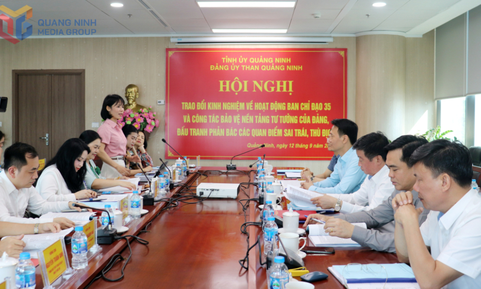 Ban Chỉ đạo 35 Đảng ủy Quốc hội làm việc với Ban Chỉ đạo 35 Tỉnh ủy Quảng Ninh