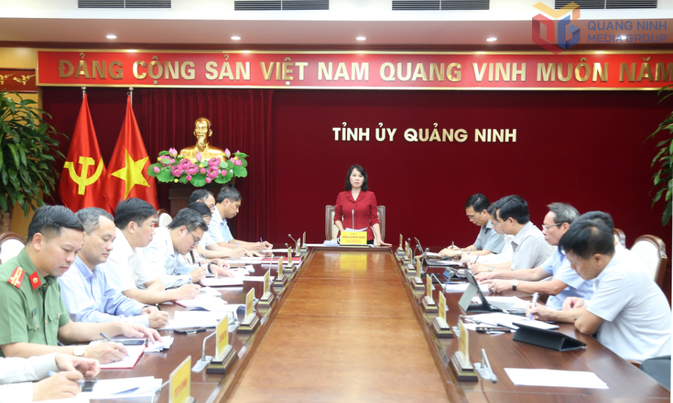 Khẩn trương thực hiện tốt các nhiệm vụ, góp phần tổ chức thành công Đại hội Đảng bộ tỉnh