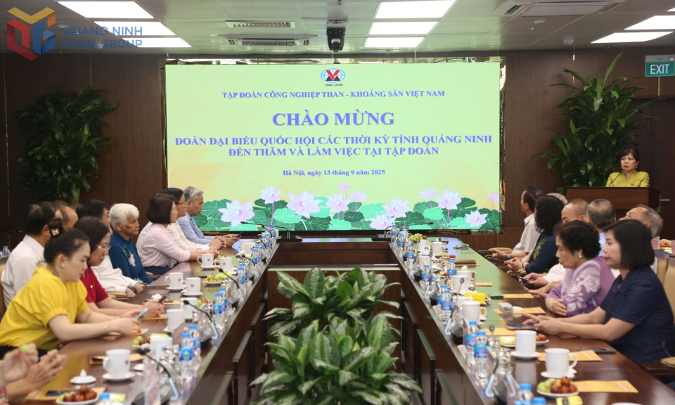 Đoàn ĐBQH tỉnh qua các thời kỳ thăm, làm việc tại Tập đoàn Công nghiệp Than - Khoáng sản Việt Nam