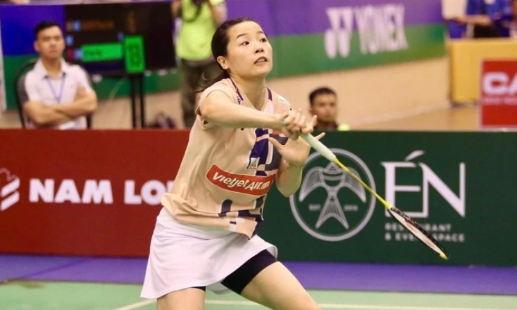 Thua tay vợt Trung Quốc, Thùy Linh không thể lần thứ 4 liên tiếp vô địch Vietnam Open