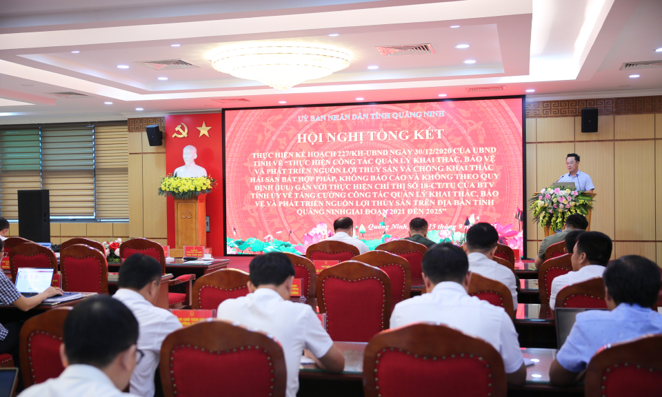 Tổng kết công tác quản lý khai thác, bảo vệ và phát triển nguồn lợi thủy sản