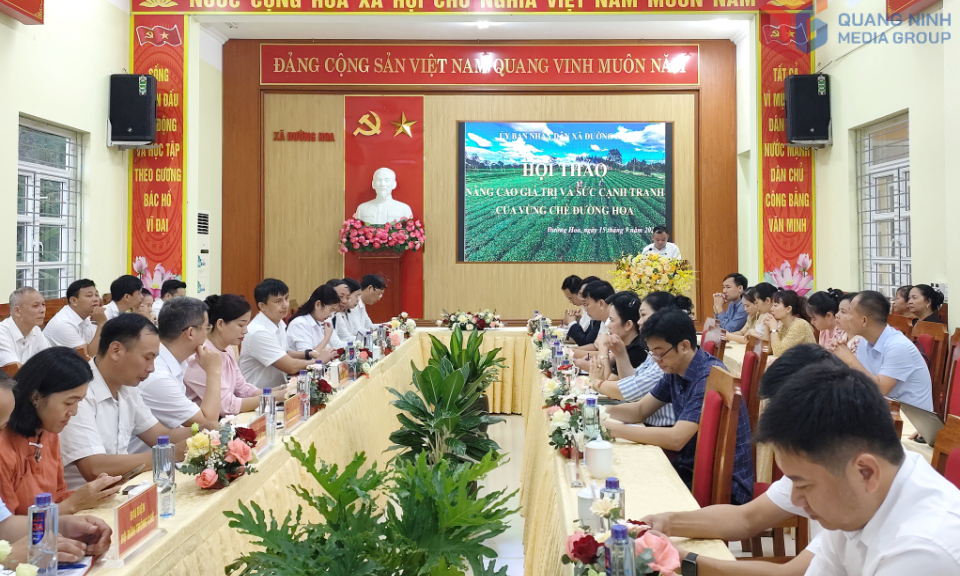 Hội thảo "Nâng cao giá trị và sức cạnh tranh của vùng chè Đường Hoa"