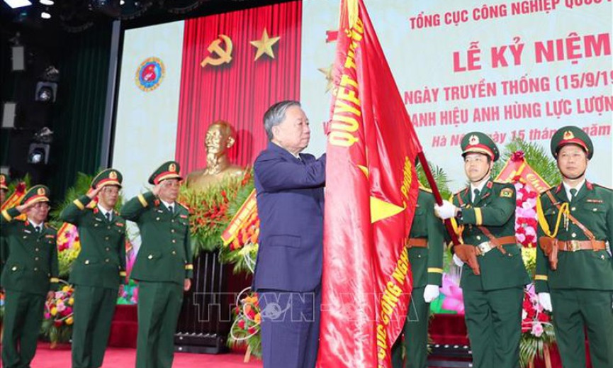 Tổng Bí thư Tô Lâm: Đẩy mạnh phát triển công nghiệp quốc phòng theo hướng chủ động, tự lực, tự cường, lưỡng dụng, hiện đại