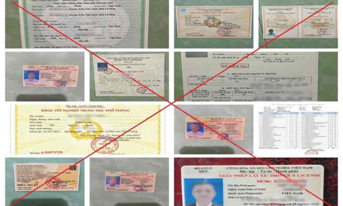Bắt 5 đối tượng vụ sản xuất, làm giả và vận chuyển trên 500 loại giấy tờ giả ở Đồng Nai