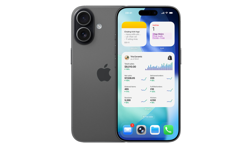 Màn hình iPhone 17 256GB kích thước bao nhiêu?