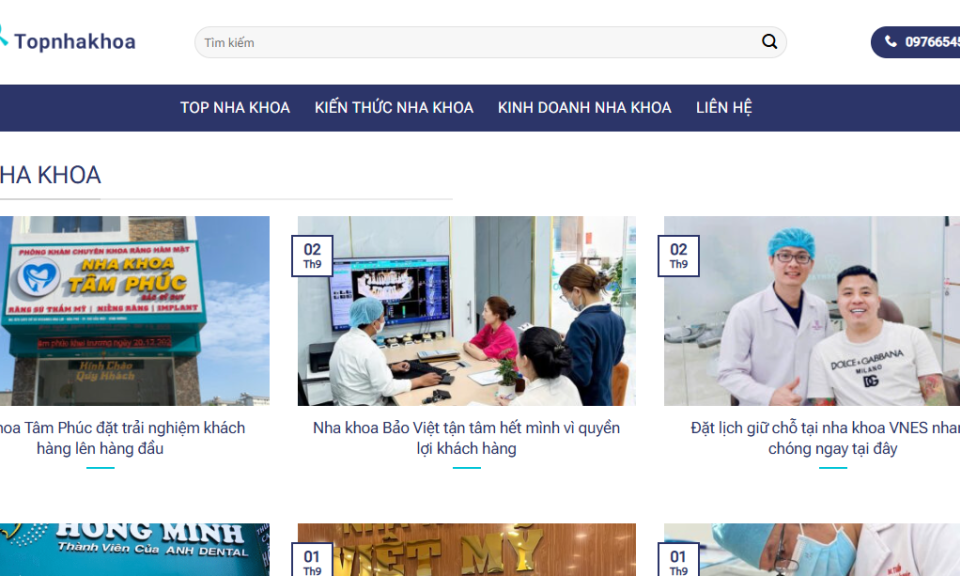 Topnhakhoa - Giải pháp kết nối phòng khám với đông đảo khách hàng