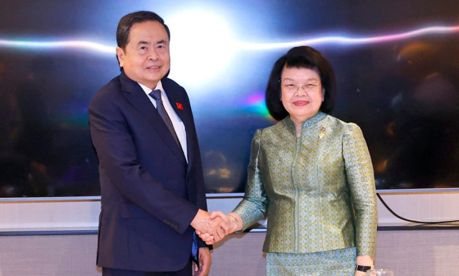 Chủ tịch Quốc hội Trần Thanh Mẫn gặp song phương các nhà lãnh đạo bên lề Đại hội đồng liên Nghị viện ASEAN lần thứ 46