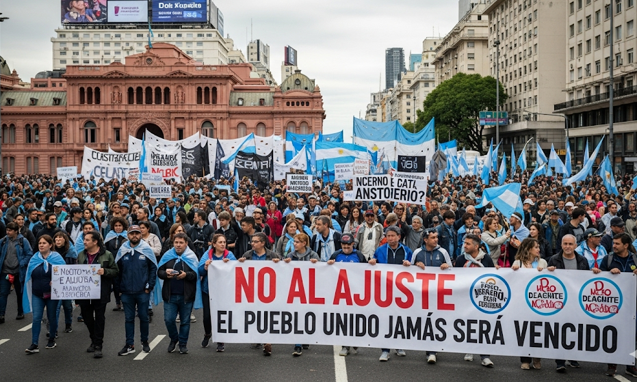 Biểu tình rầm rộ tại Argentina phản đối chính sách “thắt lưng buộc bụng” của chính phủ