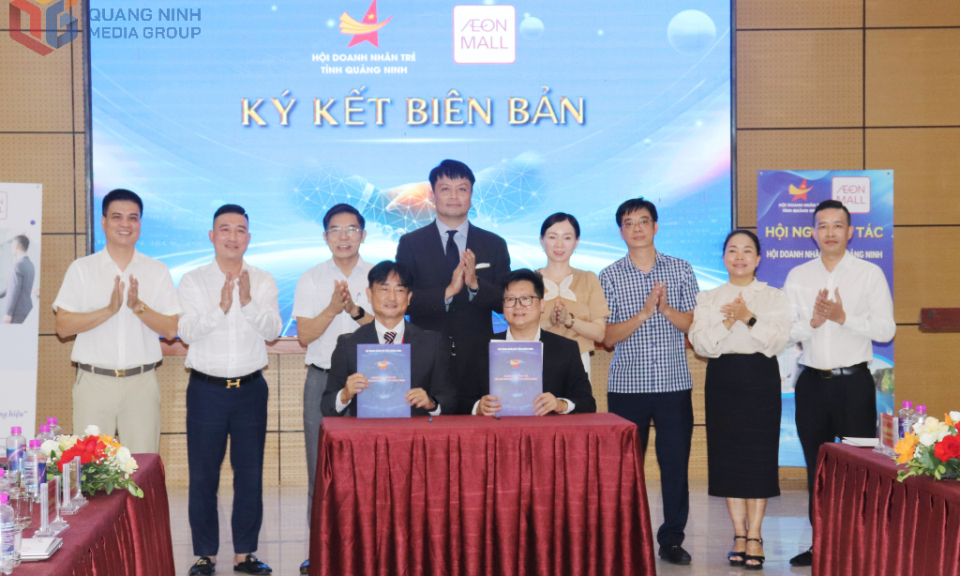 Hội nghị đối tác giữa Hội Doanh nhân trẻ Quảng Ninh và Aeon Mall Hạ Long