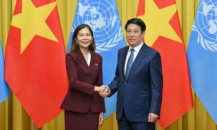Chủ tịch nước Lương Cường tiếp Điều phối viên thường trú và Trưởng đại diện các tổ chức Liên hợp quốc tại Việt Nam