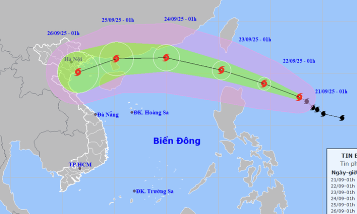 Hai kịch bản của 'siêu bão' Ragasa khi vào Biển Đông