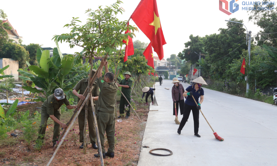Cao điểm vệ sinh môi trường, chỉnh trang đô thị chào mừng sự kiện trọng đại của tỉnh 