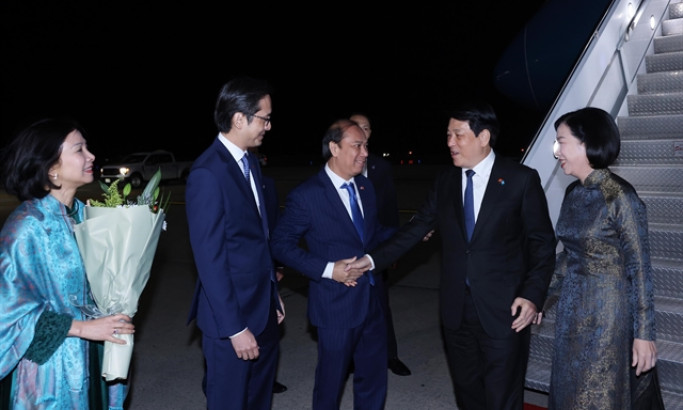 President Lương Cường arrives in New York for UNGA 80 high-level debate