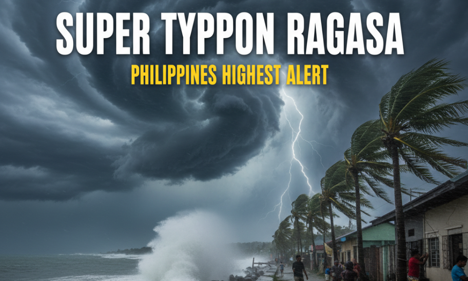 Philippines ứng phó ở mức cao nhất khi siêu bão Ragasa quét qua miền Bắc