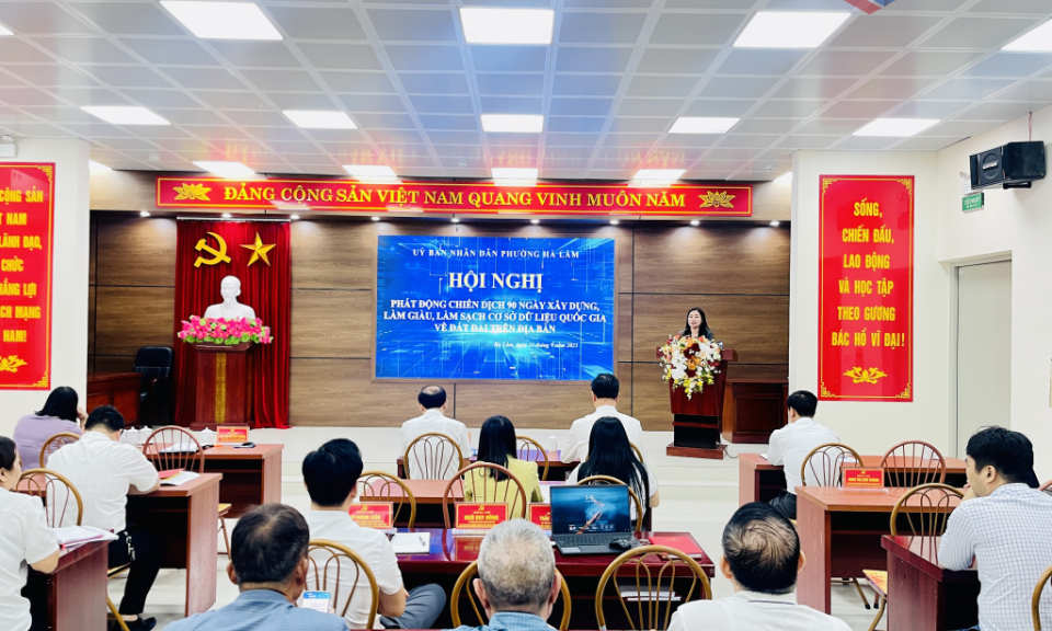 Phường Hà Lầm triển khai chiến dịch 90 ngày xây dựng, làm giàu, làm sạch cơ sở dữ liệu quốc gia về đất đai