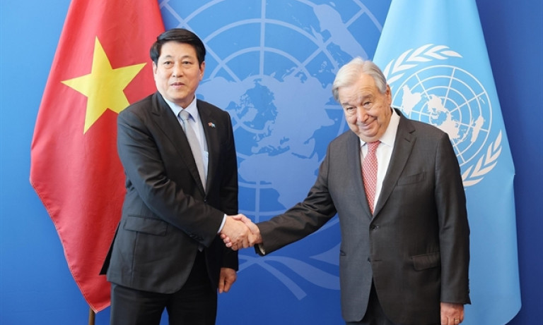 Vietnamese leader affirms support for UN’s central role in global governance