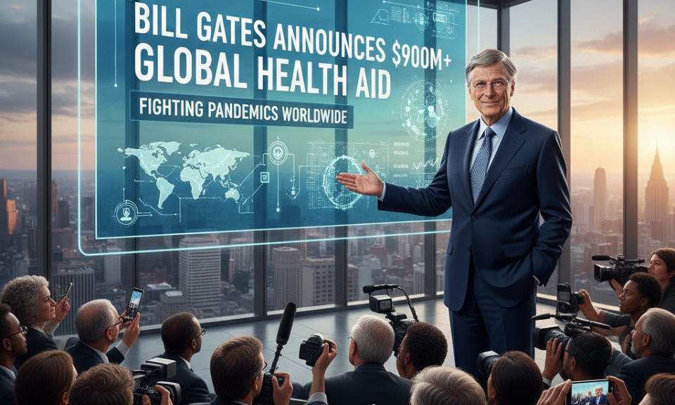 Tỷ phú Bill Gates công bố khoản viện trợ hơn 900 triệu USD chống dịch bệnh toàn cầu