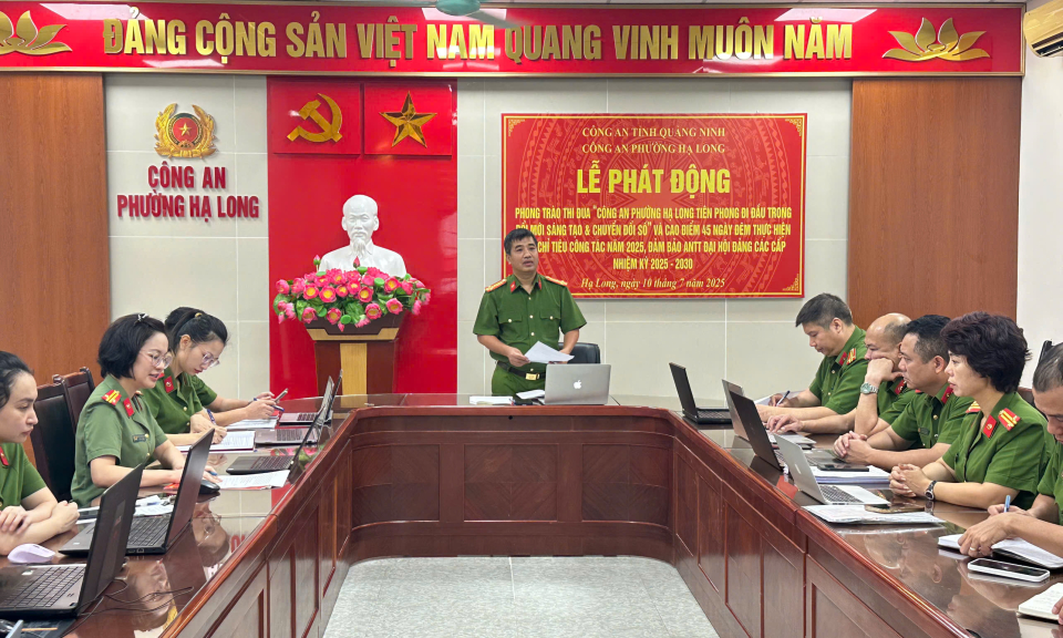 Chi bộ Công an phường Hạ Long – Hạt nhân giữ vững ANTT trong triển khai chính quyền hai cấp
