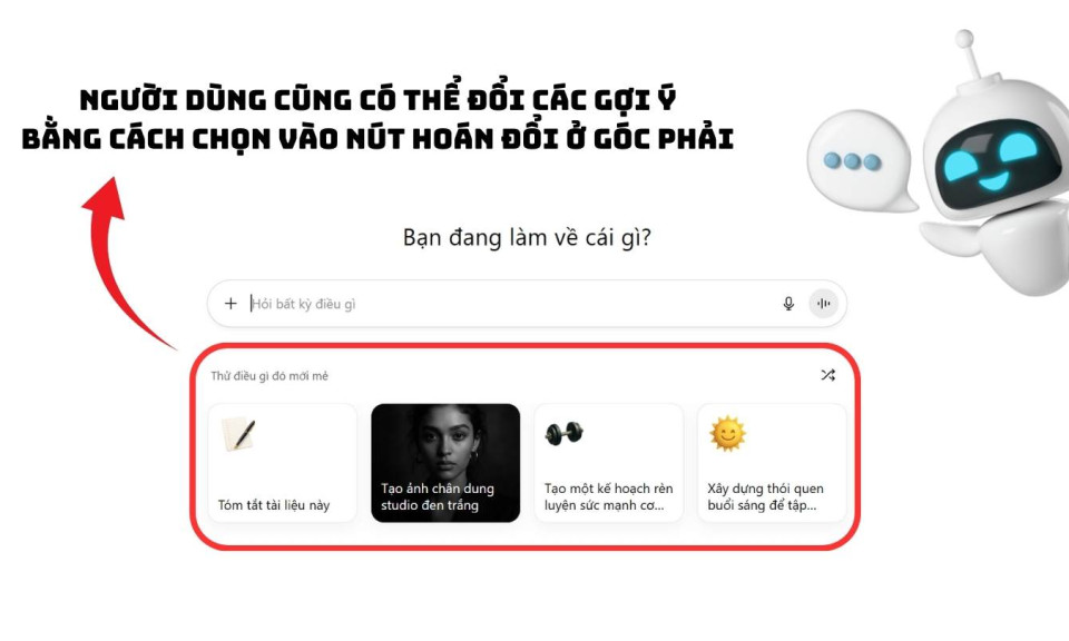 ChatGPT bổ sung tính năng gợi ý hành động nhanh, khuyến khích người dùng khám phá