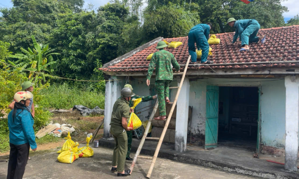 Xã đảo Vĩnh Thực chủ động phòng, chống bão số 9
