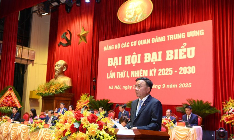 Bế mạc Đại hội đại biểu Đảng bộ các cơ quan Đảng Trung ương lần thứ nhất