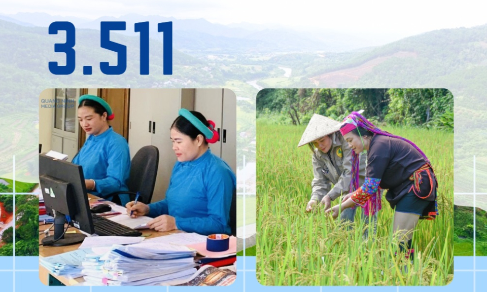 3.511 - là tổng số CBCCVC người DTTS đang công tác trên toàn tỉnh